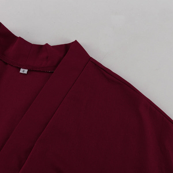 Casual Maroon Loose Top & Pants