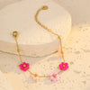 Floral Beaded Bracelet