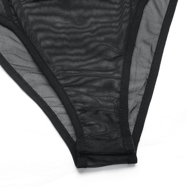 Mesh Gauzy 3D Rose Nighty