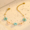 Floral Beaded Bracelet