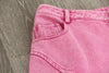 Hollow Out Barbie Pink Denim Pants