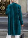 Velvet Trench Coat