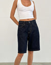 Retro Denim Cropped Pants