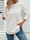 Cocoa Yacht Club Asymmetric Hem Long Sleeve Shirt