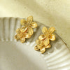 Retro Floral Tassel Earrings