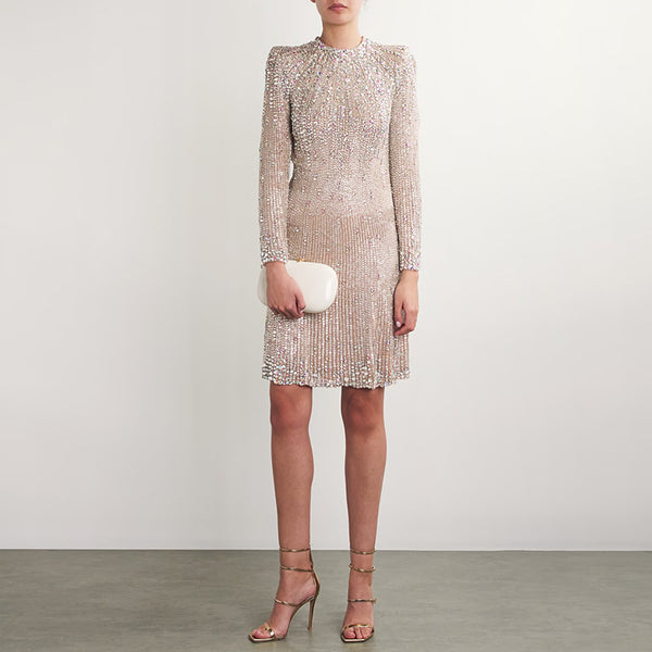 Autumn Star Beaded Diamond Dress