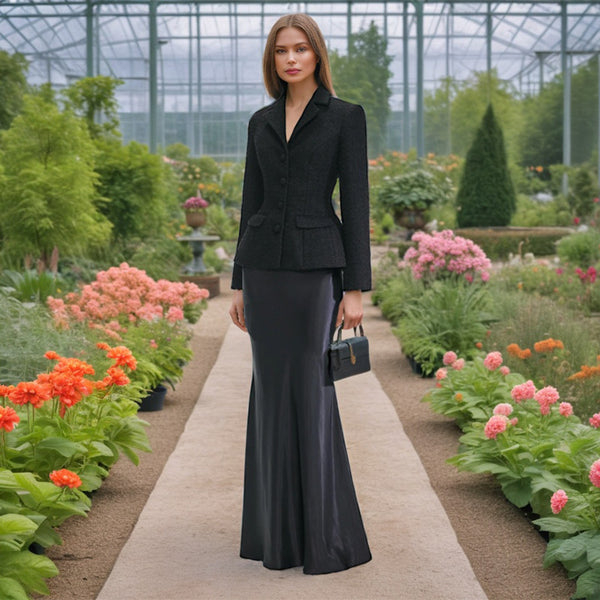 French Single Breasted Blazer & Skirt