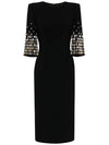 Cocoa Yacht Club Beads Diamond Mid Length Dress