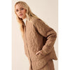 Wild Floral Silk Line Cotton Jacket