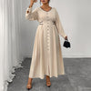 Slim Fit Lace Up Dress