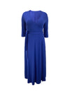 Blue Belted Maxi Dress