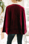 Velvet Cardigan Cape