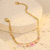 Floral Beaded Bracelet