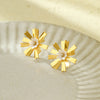 Floral Pearl Stud Earrings