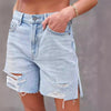 Cocoa Yacht Club Water Washed Side Slit Shorts