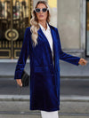 Velvet Trench Coat