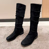Suede Knee High Boots