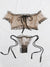 Brown Printed Sexy Lingerie Mesh Floral Print Black Lace Emotional Strap Sexy Sleepwear