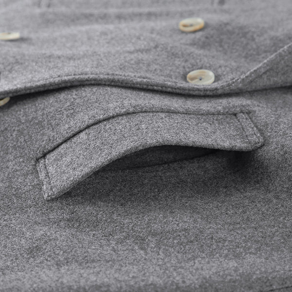 Casual Laid Back All Match Mid Length Wool Blazer