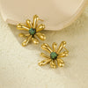 Exquisite Natural Stone Studs Earrings