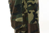 Camouflage Three Dimensional Zipper Pocket Mid Length Skirt