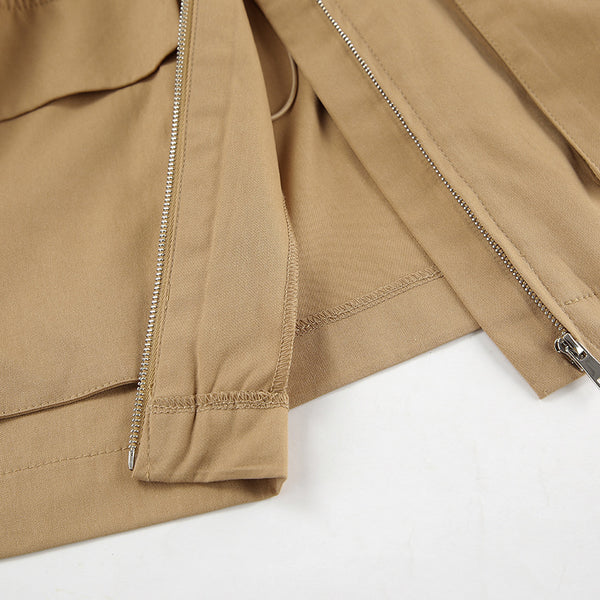 Leather Loose Trench
