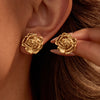 Exquisite 18K Rose Studs