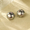 Silver & Gold Multi Crystal Earrings