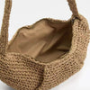 Crossbody Straw Dumpling Bag