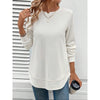 Cocoa Yacht Club Asymmetric Hem Long Sleeve Shirt