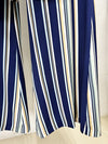 Striped Blazer & Flared Pants