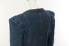 Padded Shoulder Denim Jacket