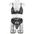 Vintage Gemstone Embroidered Bra Sexy Push up Underwear Women