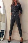 Cocoa Yacht Club Pocket Washed Jumpsuit