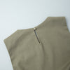 Linen Short Skirt Casual Two Piece