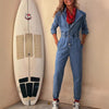 Cocoa Yacht Club Pocket Washed Jumpsuit