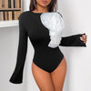 Sweet 3D Black Jumpsuit