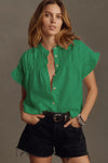 Linen Pleated Shirt