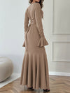 Autumn Elegant Slim Fit Sweater Long Dress