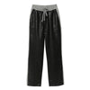 Casual CoolFaux Leather Faux Two-Piece Casual Pants