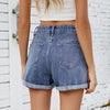 Cherry Denim Shorts