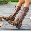 Leopard Western Cowboy Boot