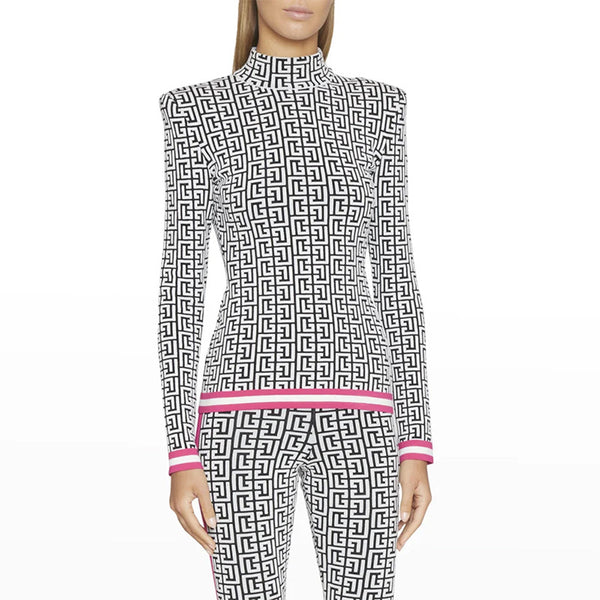 Maze Turtleneck Pullover Sweater