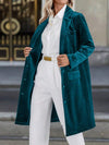 Velvet Trench Coat