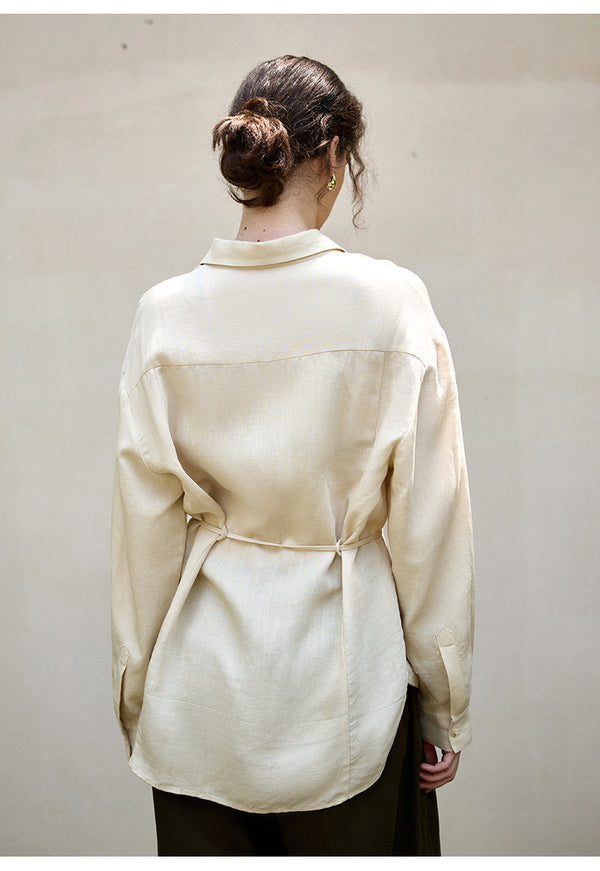 Tencel Linen Natural Texture Shacket