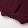 Brown Chiffon Ruffle Bell Sleeve Shirt