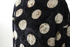 Loose Polka Dot Gold Two Tone Diamond Velvet Dress