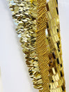 Star Metal Beaded One Button Blazer