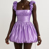 Halter Tube Top Sleeveless Short Dress