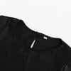 Lace Stitch Black Dress